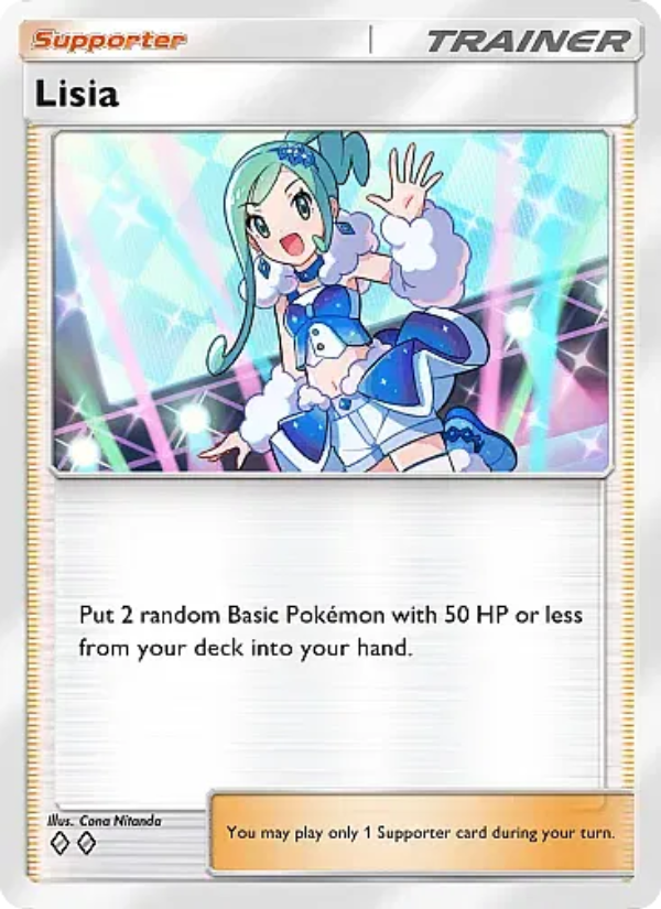 Lisia Pokémon TCG Card