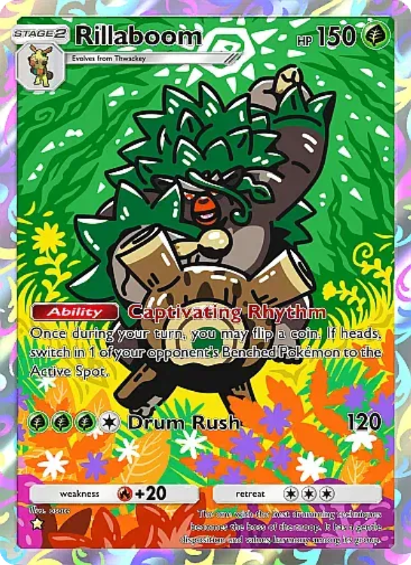 Rillaboom Pokémon TCG Card