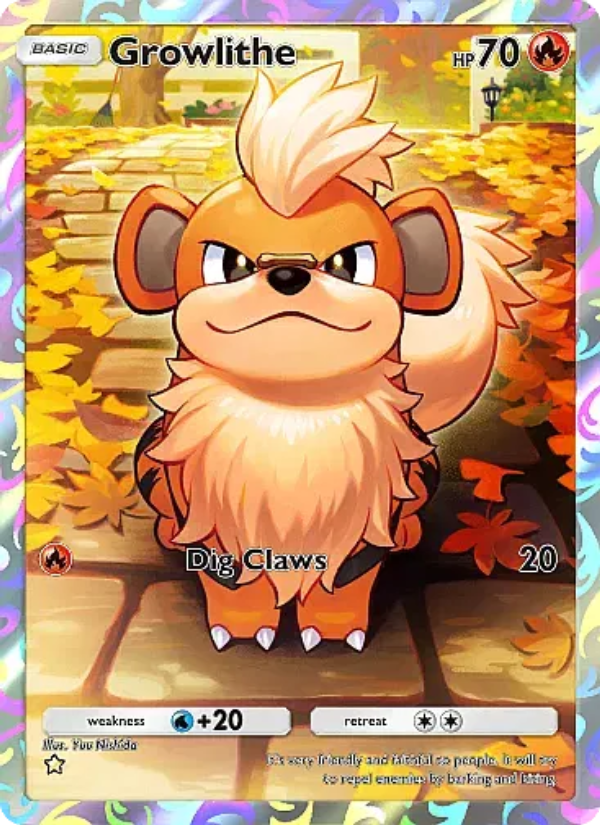 Growlithe Pokémon TCG Card