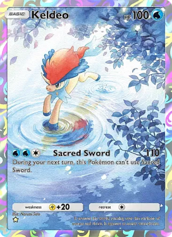 Keldeo Pokémon TCG Card