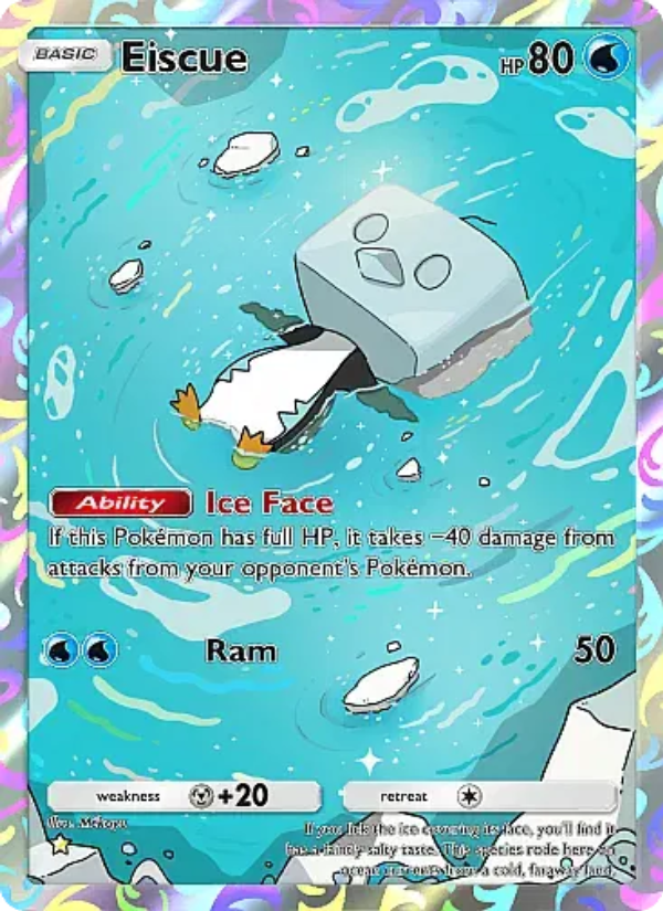 Eiscue Pokémon TCG Card
