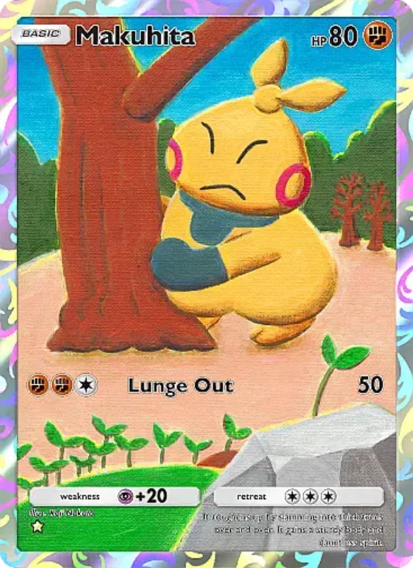 Makuhita Pokémon TCG Card