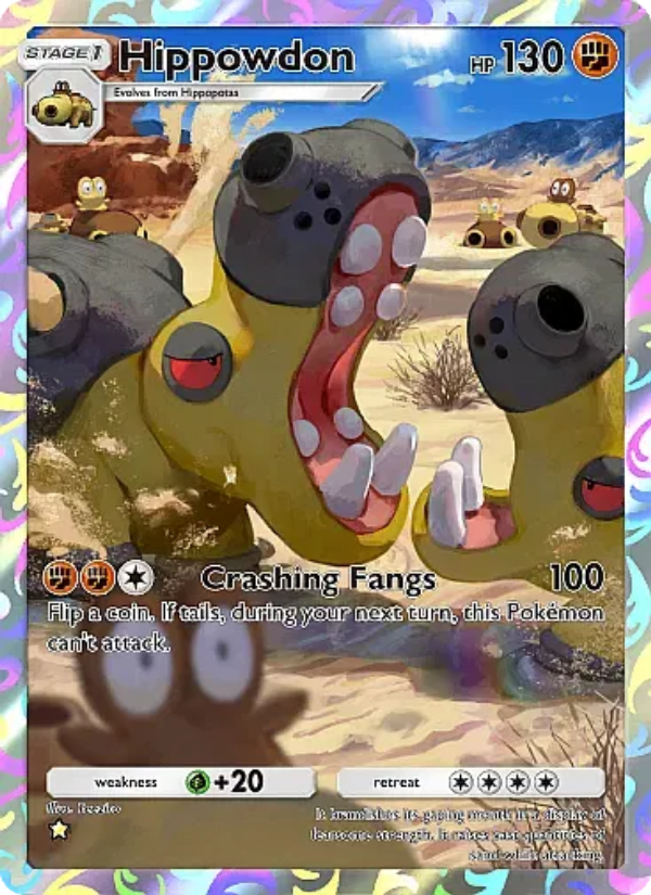 Hippowdon Pokémon TCG Card