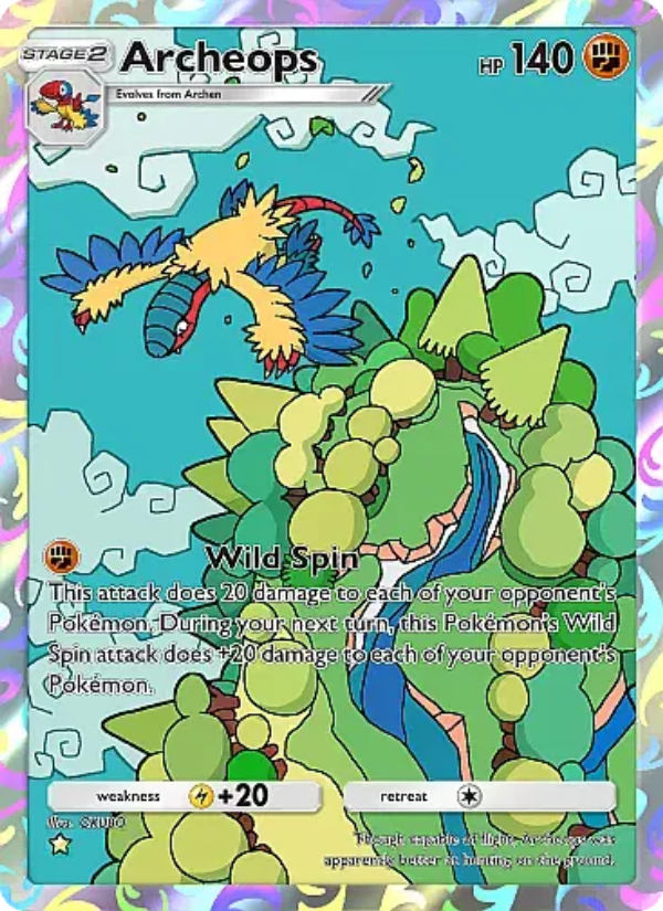 Archeops Pokémon TCG Card