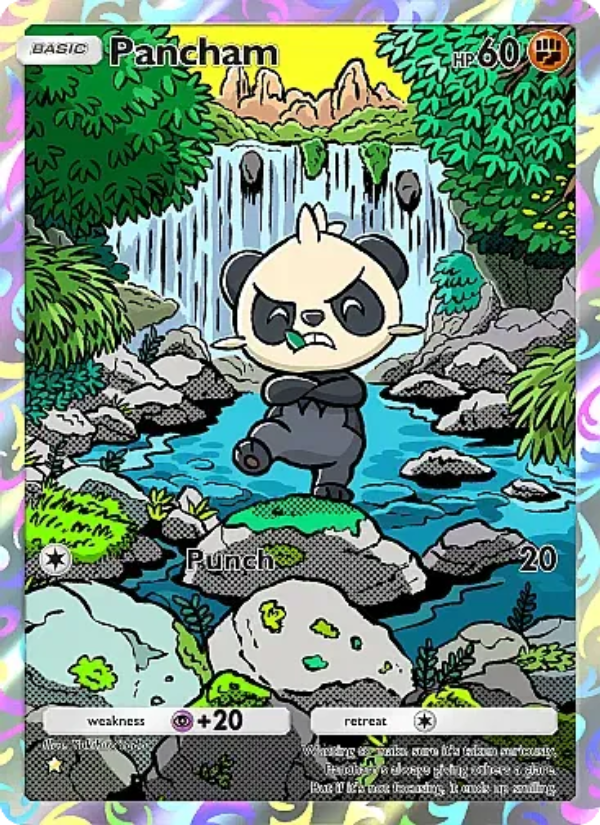 Pancham Pokémon TCG Card