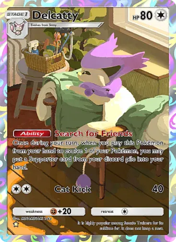 Delcatty Pokémon TCG Card