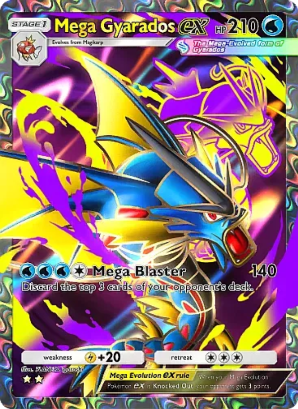 Mega Gyarados ex Pokémon TCG Card