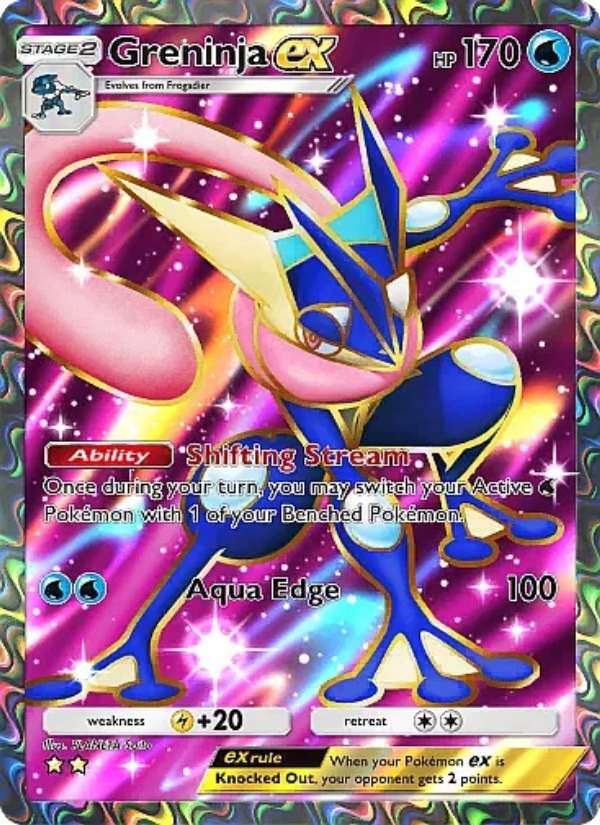 Greninja ex Pokémon TCG Card