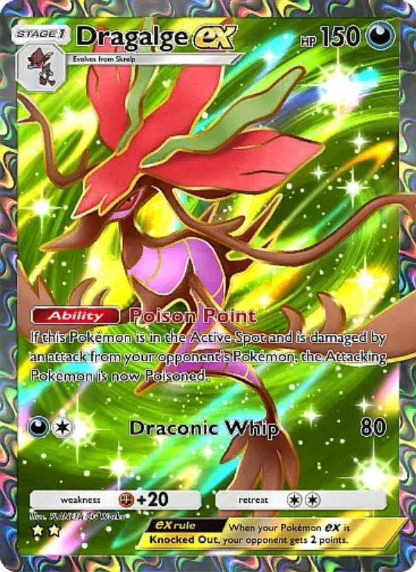 Dragalge ex Pokémon TCG Card