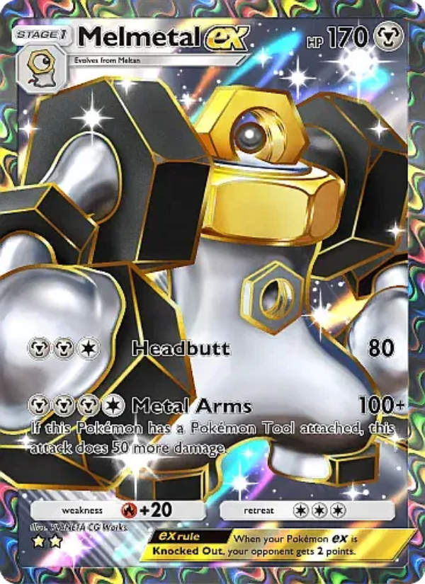 Melmetal ex Pokémon TCG Card