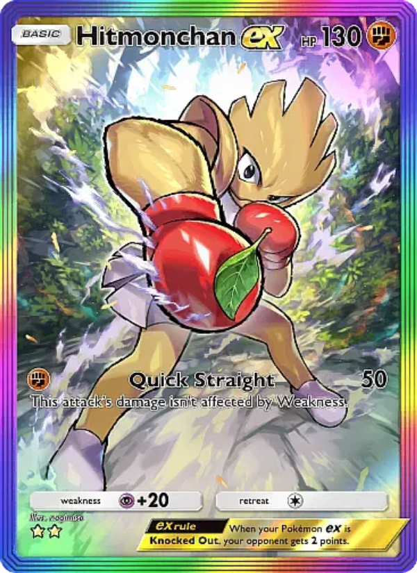 Hitmonchan ex Pokémon TCG Card