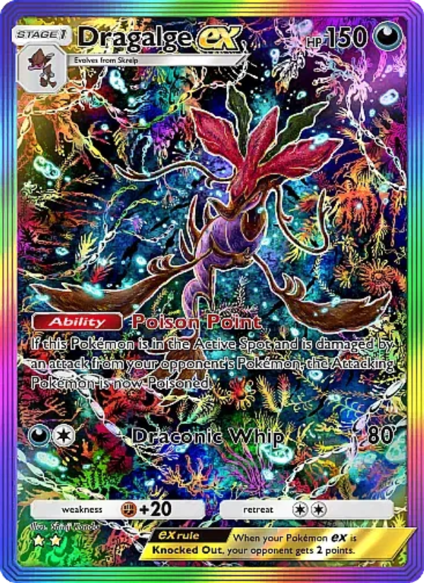 Dragalge ex Pokémon TCG Card