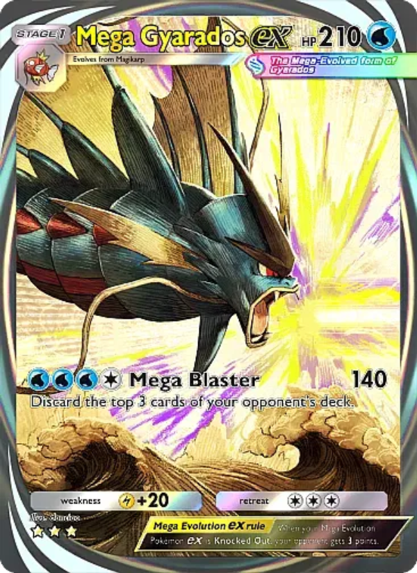 Mega Gyarados ex Pokémon TCG Card