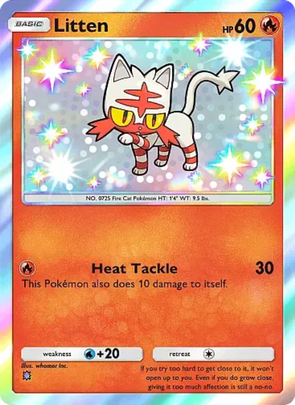 Litten Pokémon TCG Card