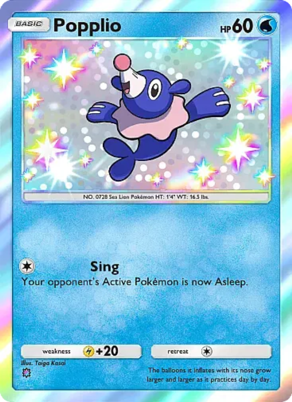 Popplio Pokémon TCG Card