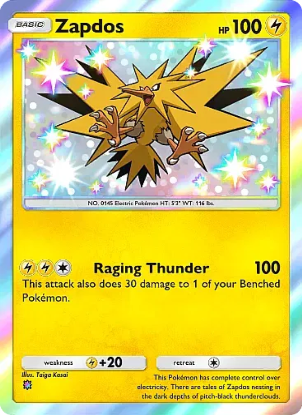 Zapdos Pokémon TCG Card