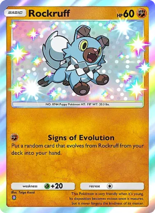Rockruff Pokémon TCG Card