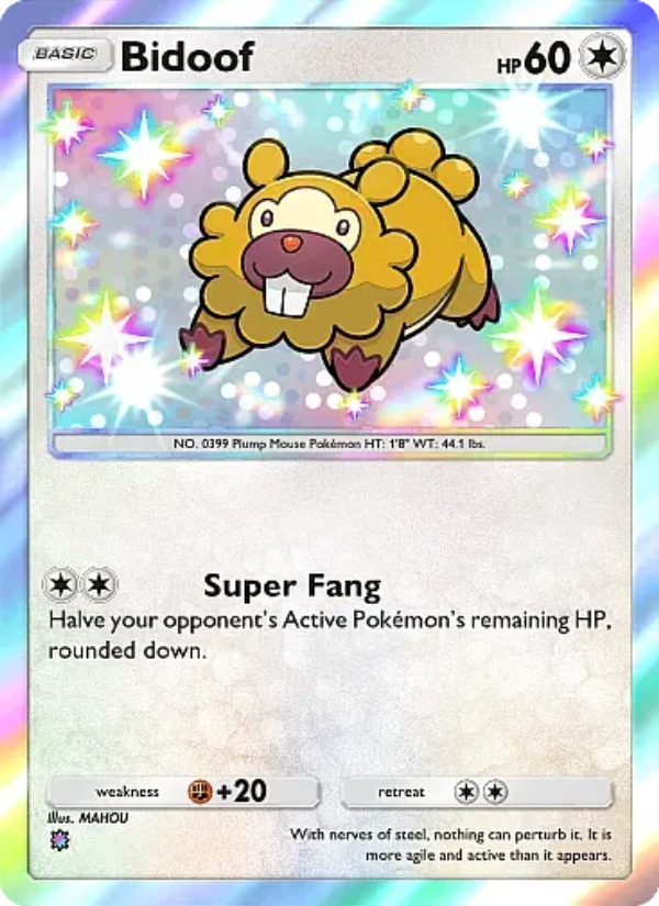 Bidoof Pokémon TCG Card