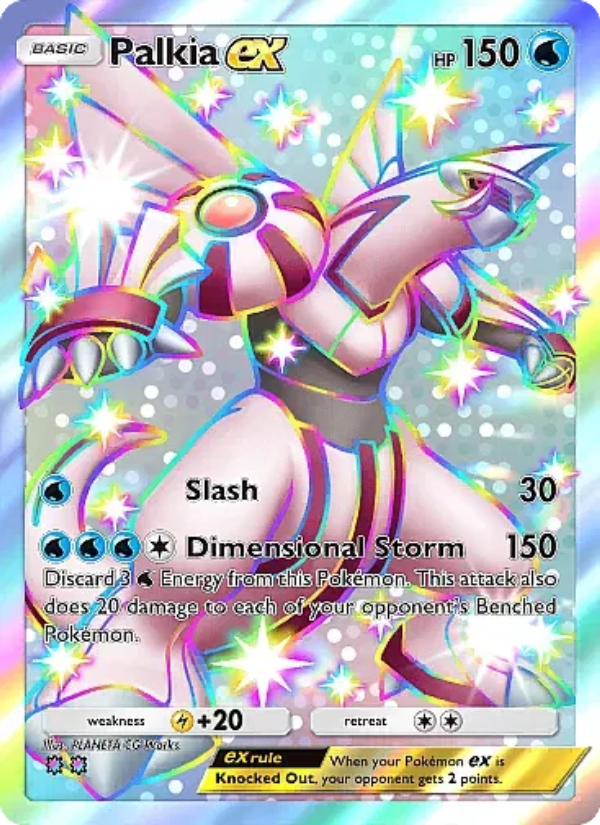 Palkia ex Pokémon TCG Card