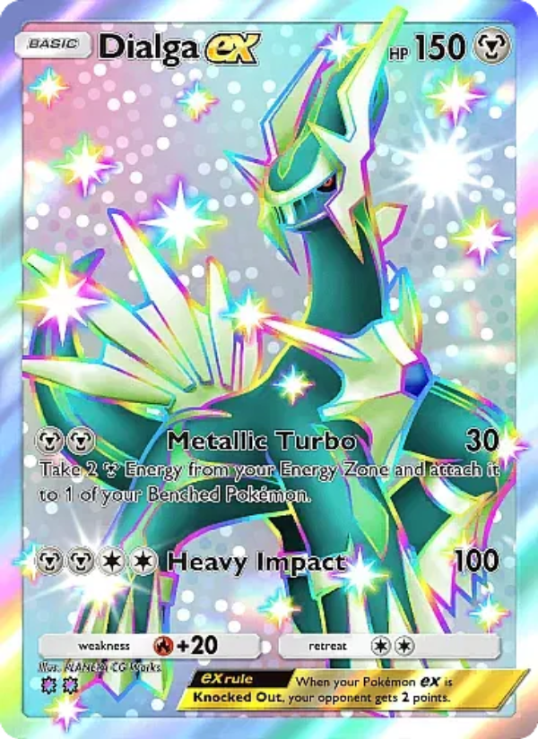 Dialga ex Pokémon TCG Card