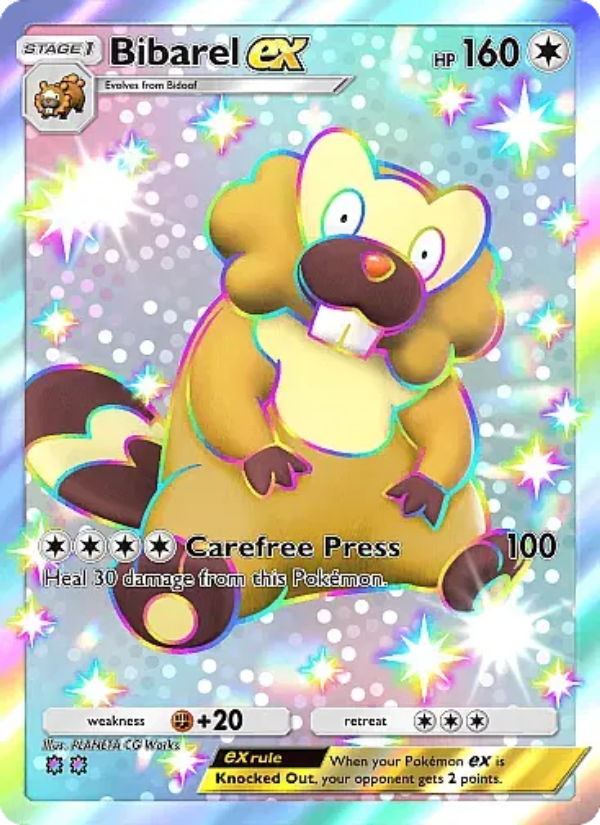 Bibarel ex Pokémon TCG Card