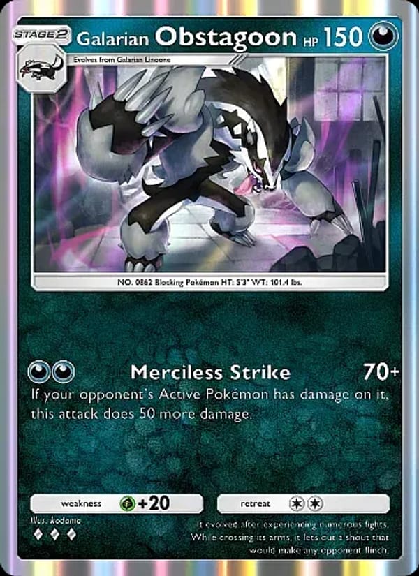 Galarian Obstagoon 100/155