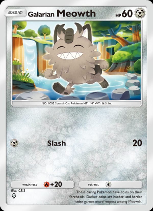 Galarian Meowth 110/155