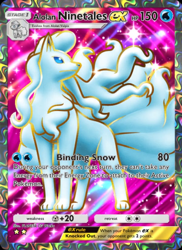 Alolan Ninetales ex 182/155