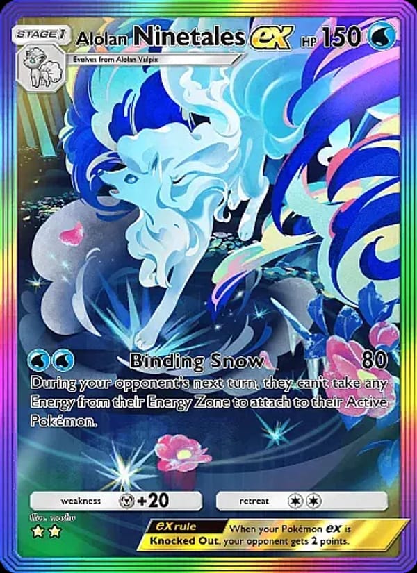 Alolan Ninetales ex 196/155