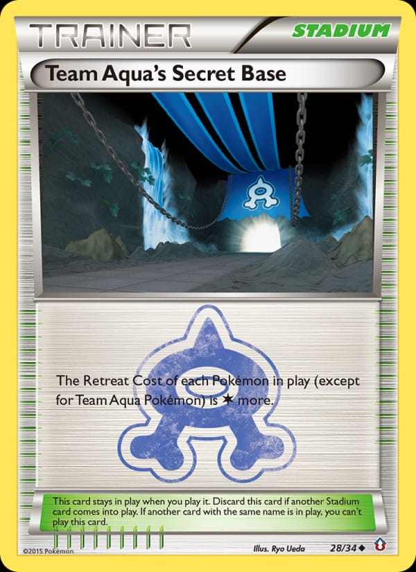 Team Aqua's Secret Base 028/034