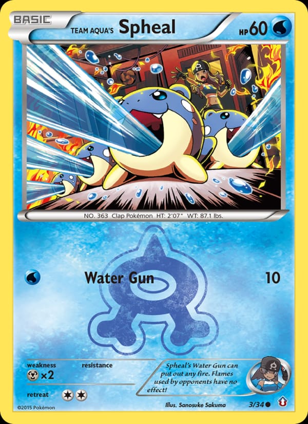 Team Aqua's Spheal 003/034