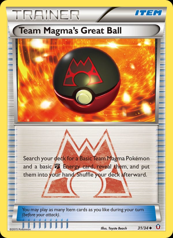 Team Magma's Great Ball 031/034