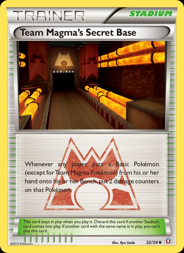 Team Magma's Secret Base 032/034