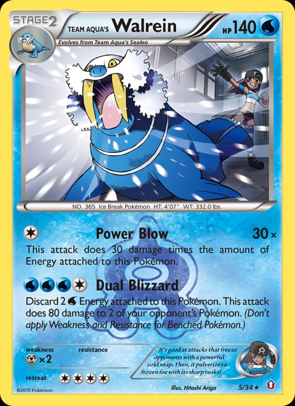 Team Aqua's Walrein 005/034