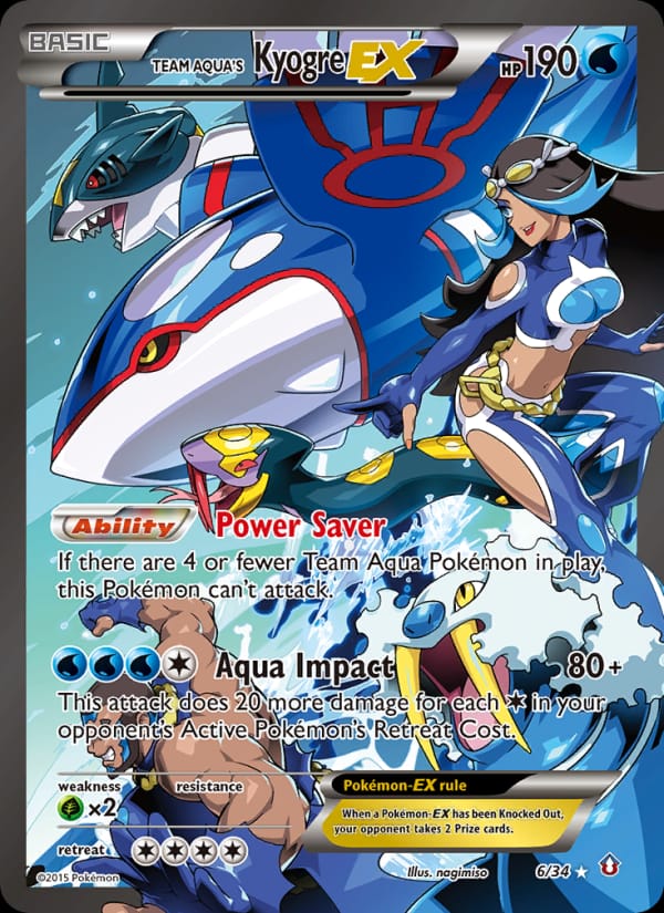 Team Aqua's Kyogre EX 006/034