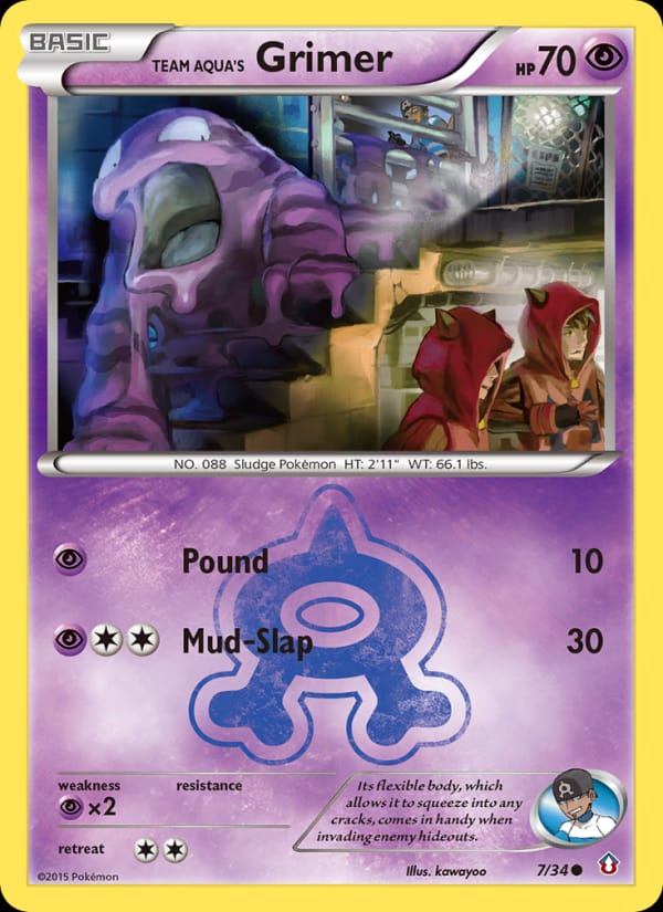 Team Aqua's Grimer 007/034