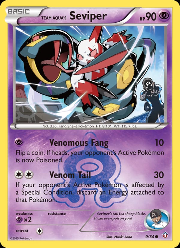 Team Aqua's Seviper 009/034
