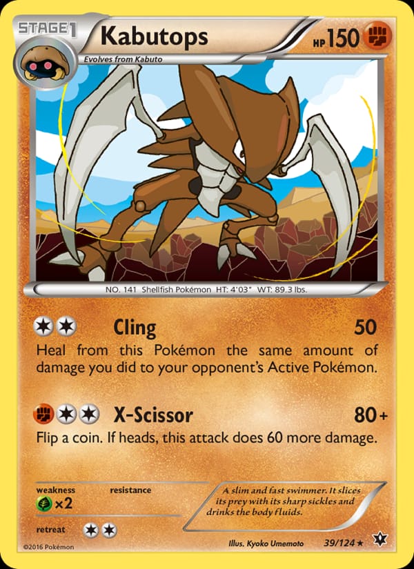 Kabutops 039/124