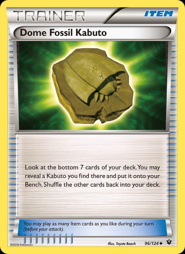 Dome Fossil Kabuto 096/124