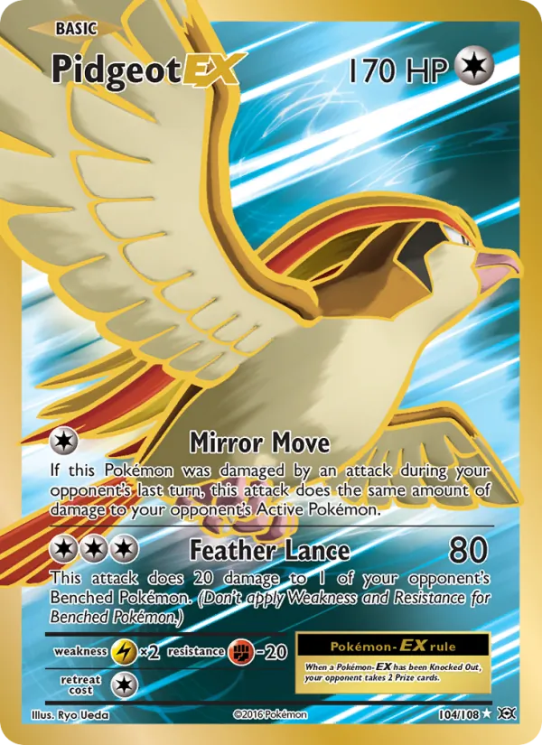 Pidgeot EX 104 – Non-holo
