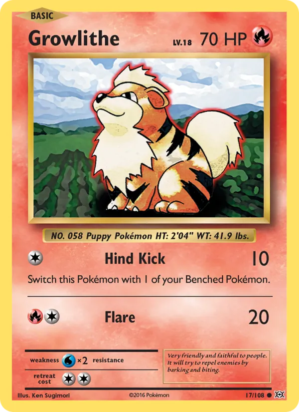 Growlithe 17 – Non-holo