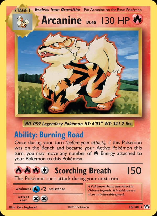 Arcanine 018/108