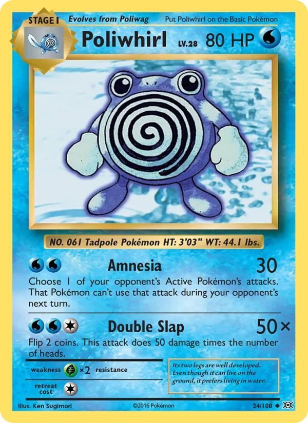 Poliwhirl 24 – Non-holo