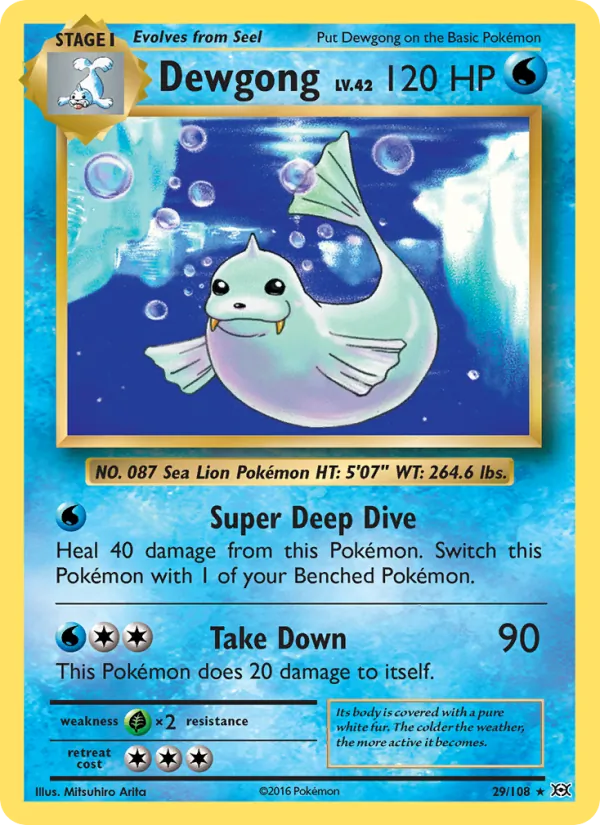 Dewgong 29 – Non-holo