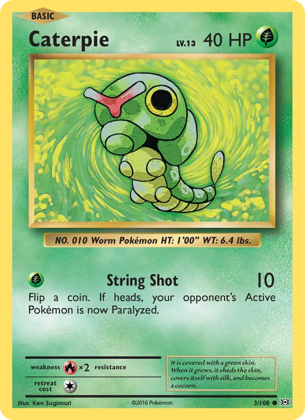 Caterpie 3 – Non-holo