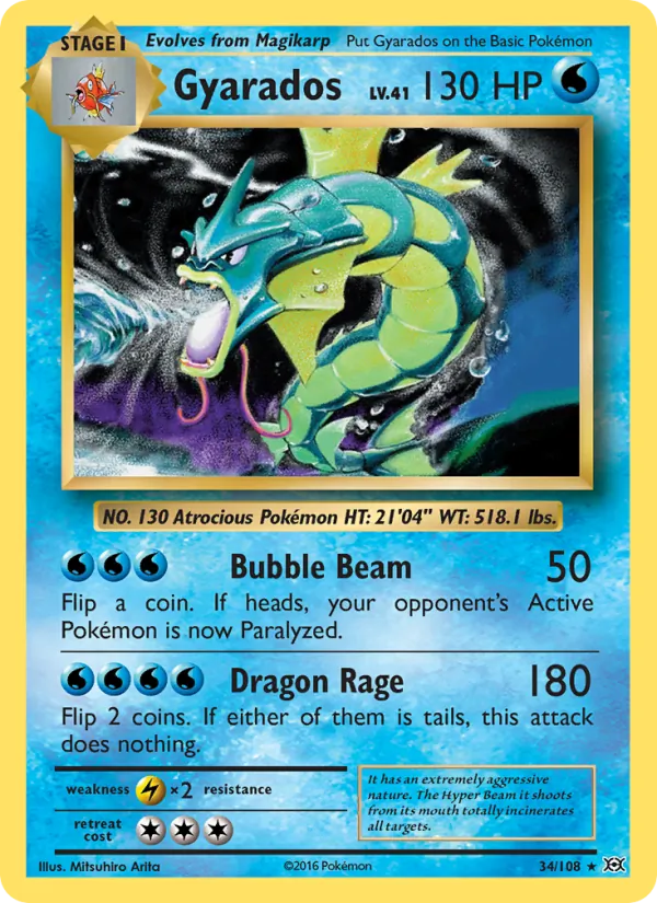 Gyarados 34 – Non-holo