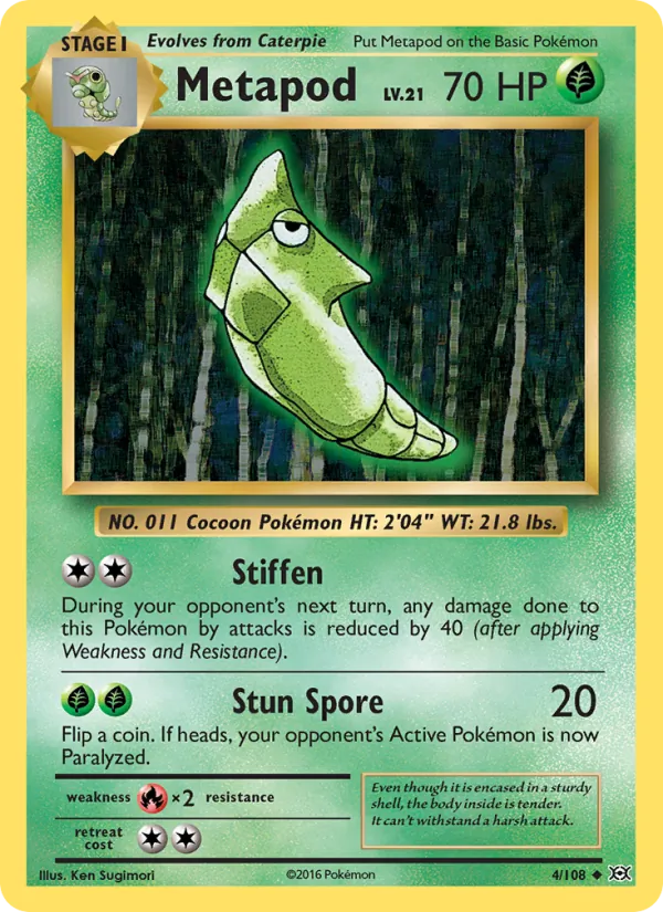 Metapod 4 – Non-holo