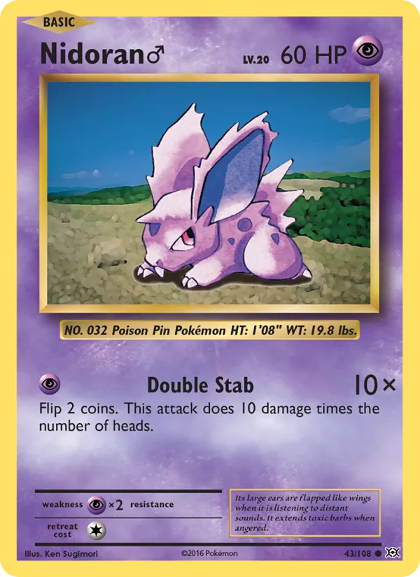 Nidoran♂ 43 – Non-holo