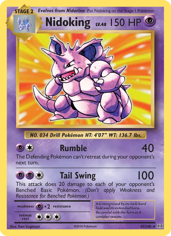 Nidoking 45 – Non-holo
