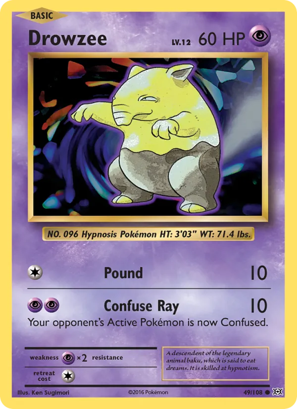 Drowzee 49 – Non-holo